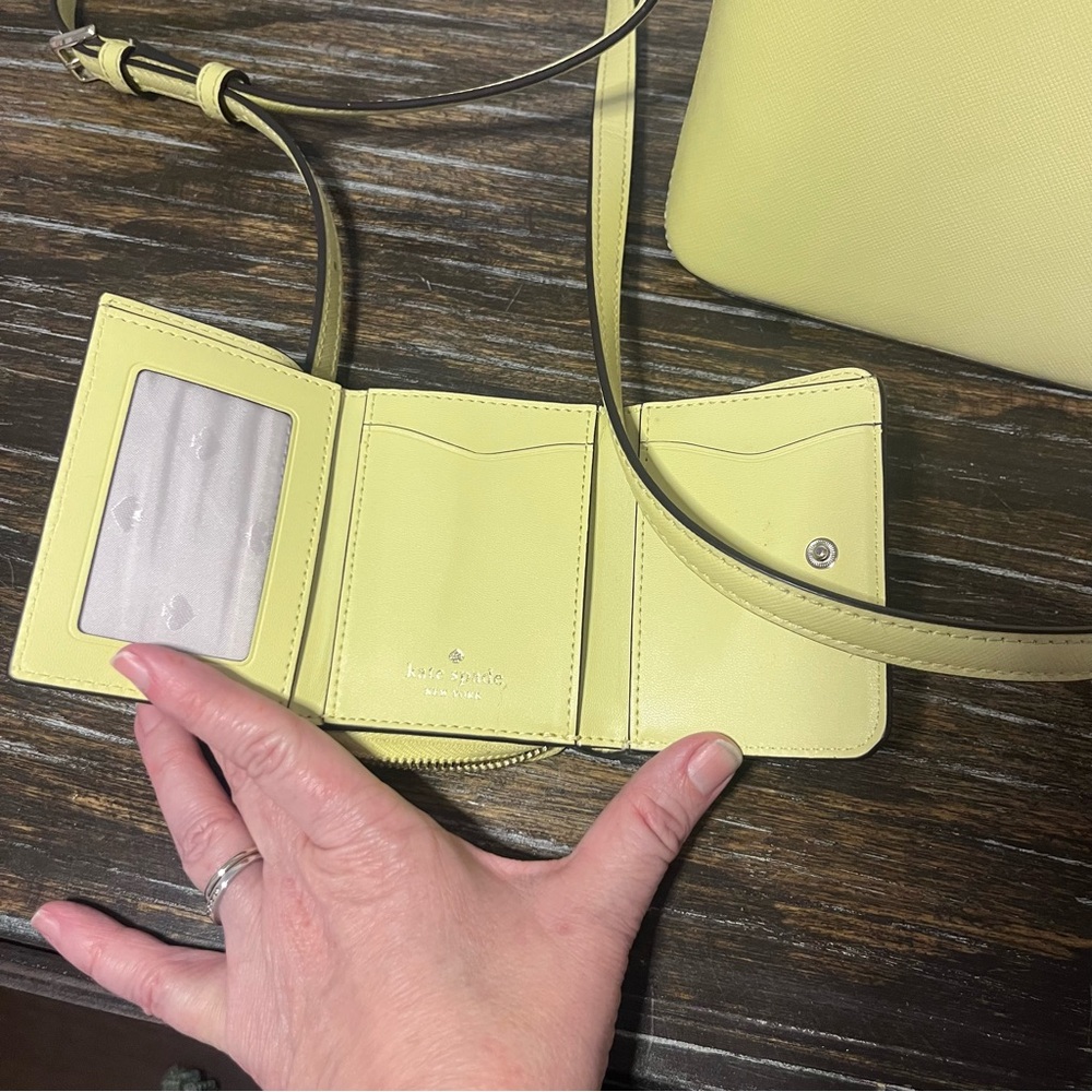 Kate Spade Yellow Crossbody Bag and Wallet Set - Picture 7 of 10